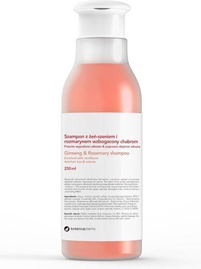 The Senses Ginseng & Rosemary Shampoo tegen haaruitval met ginseng en rozemarijn 250ml