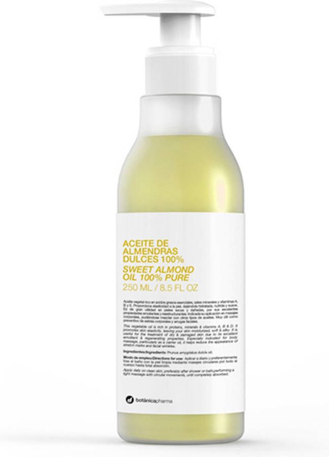 The Senses Amandelolie 100% zuiver voor lichaamsgezicht en haarpomp 250ml