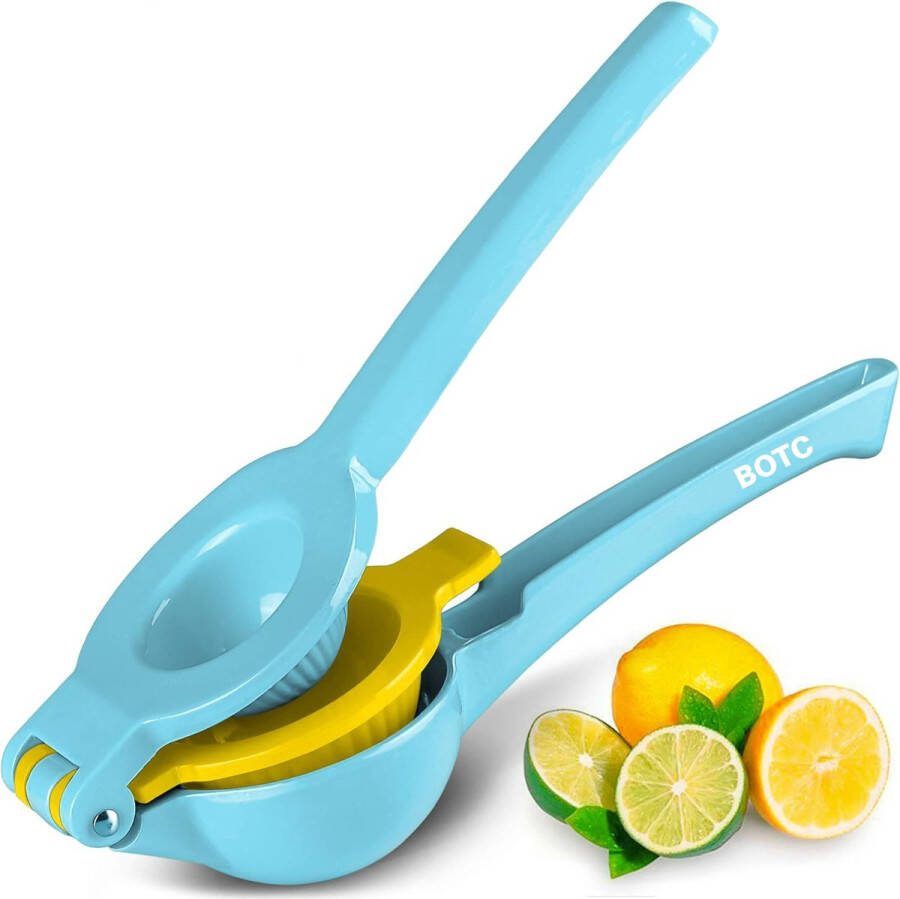BOTC Citroenpers Limoenpers Handcitruspers Citrusknijper Handpers Fruitpers Blauw