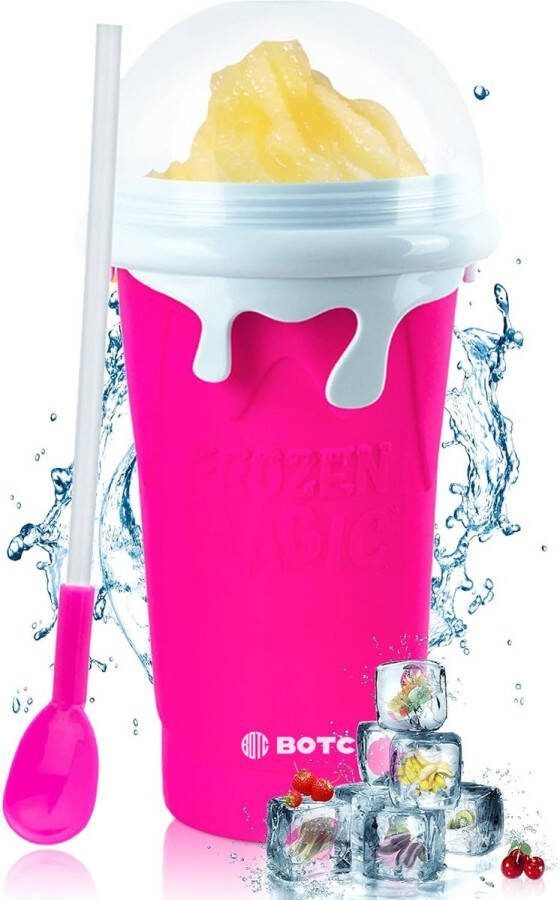 BOTC Slushy Maker Slush puppy maker Slushy Cup BPA Free IJscrusher Rood