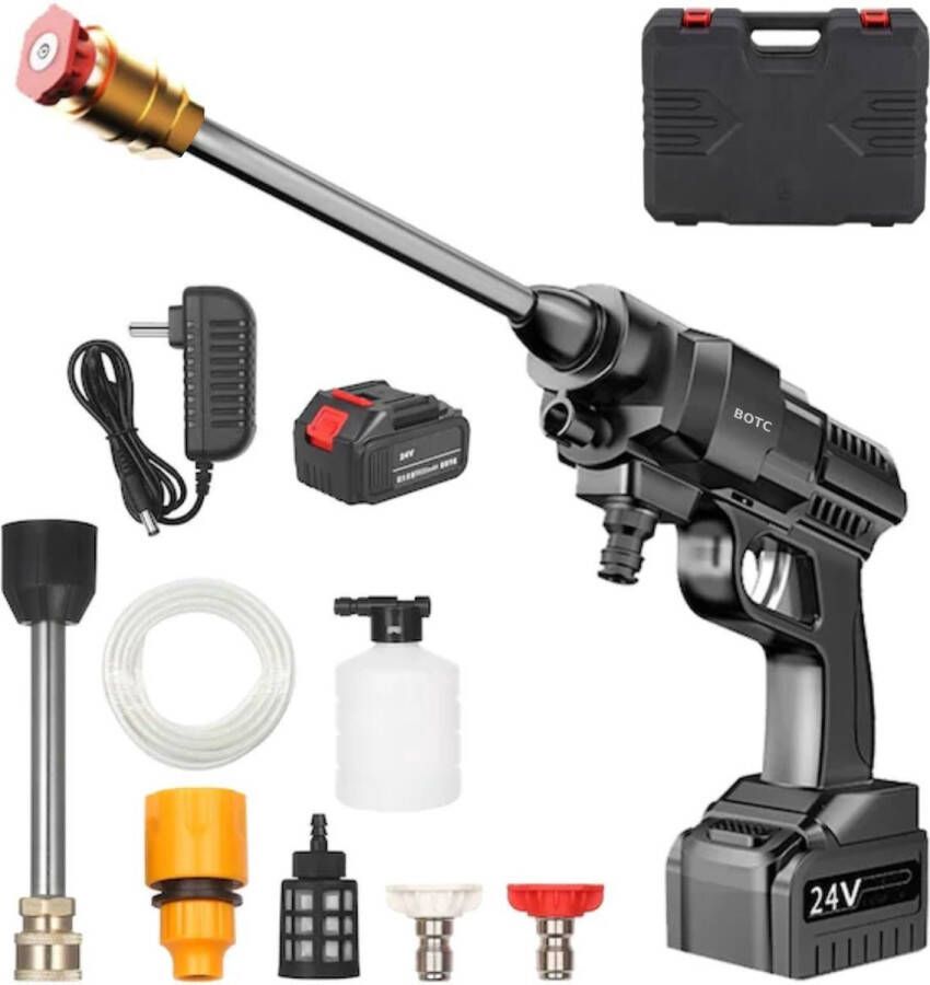 BOTC Universal Hogedrukreiniger Draagbaar Accu drukreiniger 48V Auto Wasmachine Hogedrukreiniger