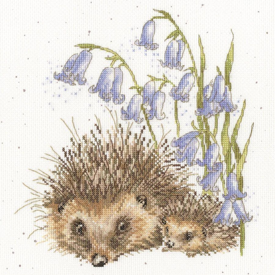 Bothy Threads borduurpakket love and hedgehugs XHD138 telpatroon