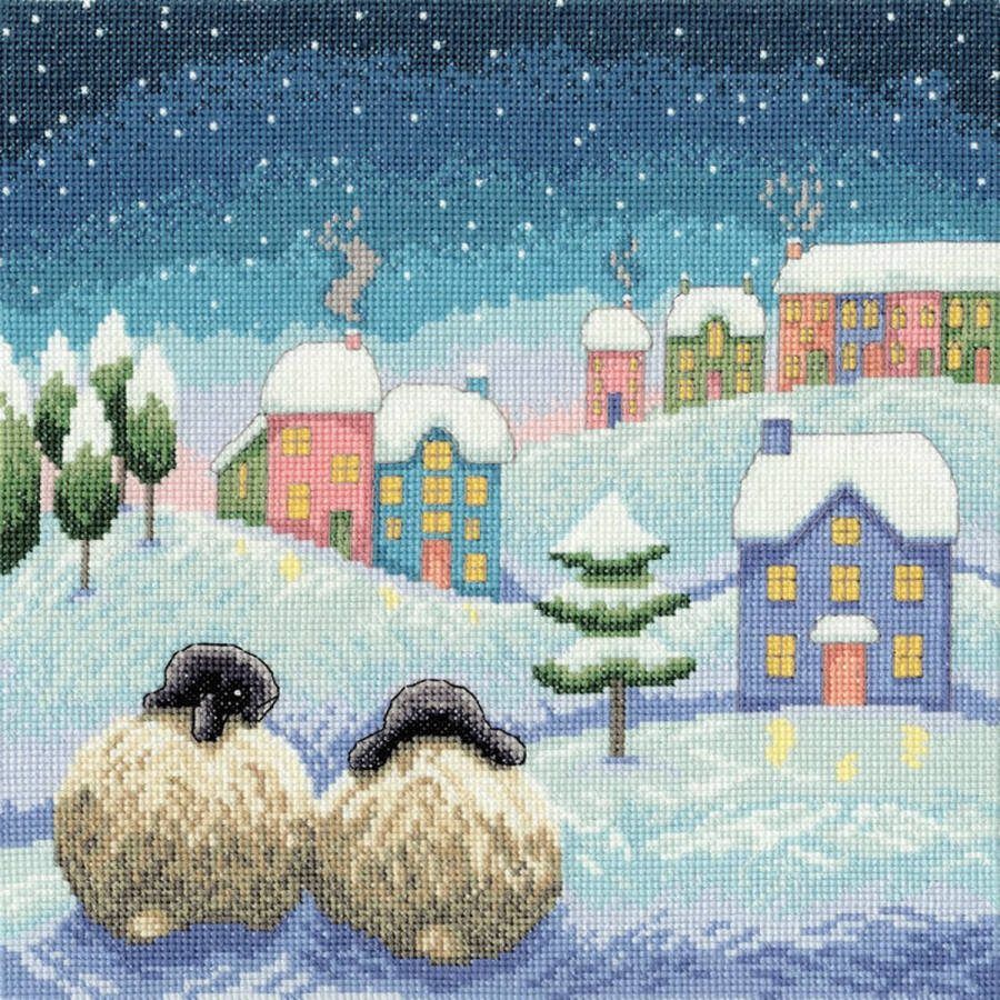 Bothy Threads Lucy Pittaway There's Snow Place Like Home borduren (pakket) XLP14