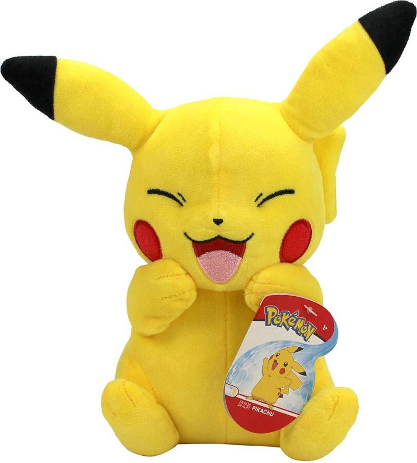 Pokémon Knuffel Pikachu junior 20 cm pluche geel