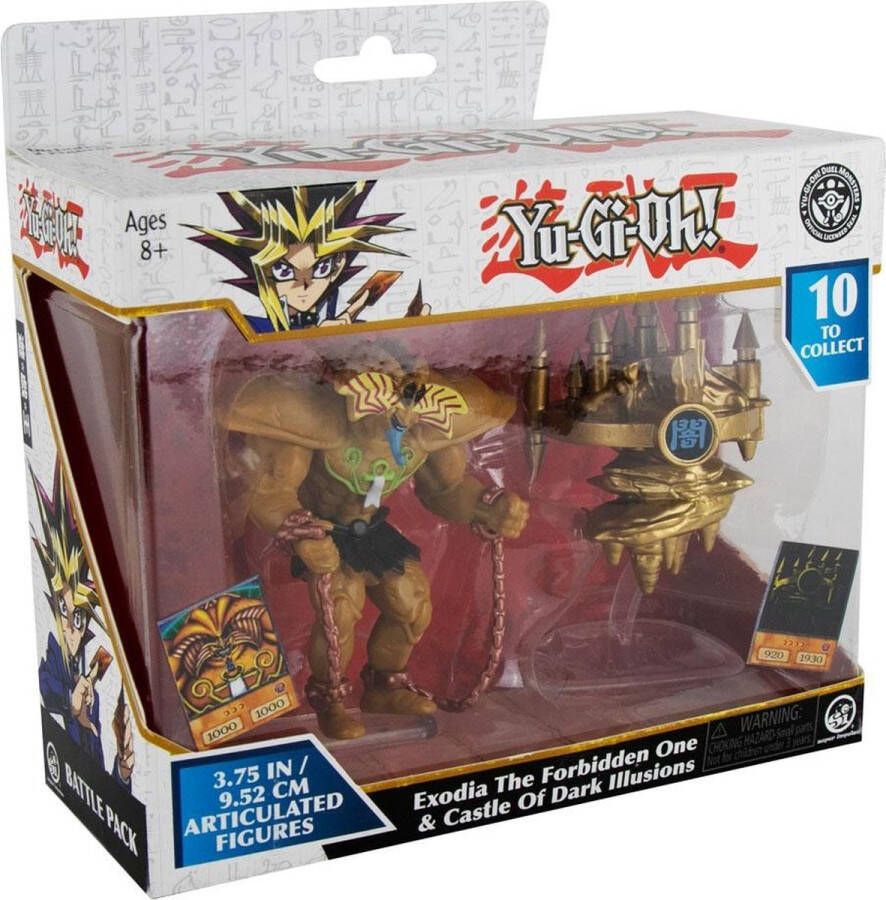 BOTI Yu-Gi-Oh! Action Figures 2-Pack Exodia The Forbidden One & Castle Of Dark Illusions 10 cm
