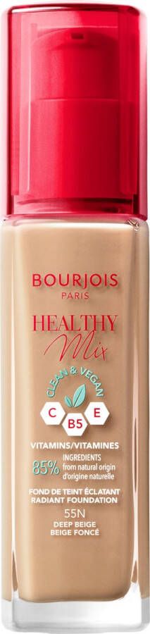 Bourjois Healthy Mix Clean Vegan Foundation 055 Deep Beige