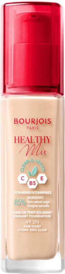 Bourjois Healthy Mix Clean Vegan Foundation 49.5 Fair Ivory