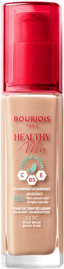 Bourjois Healthy Mix Clean Vegan Foundation 52.5 Rose Beige