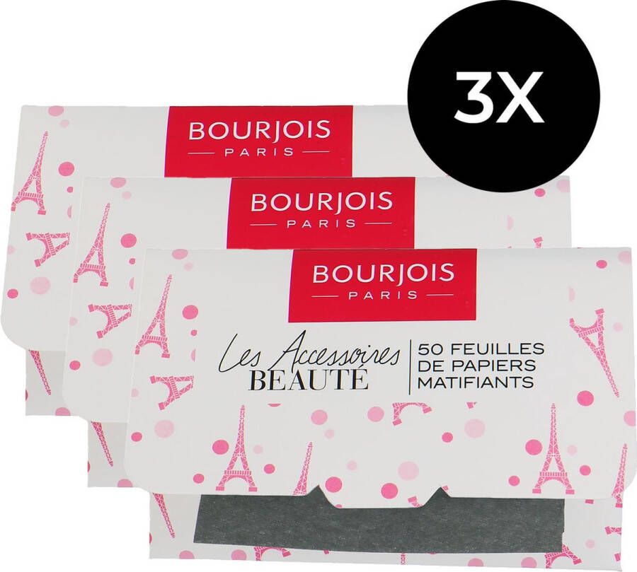 Bourjois Mattyfying Blotting Papers (3 x 50 stuks)