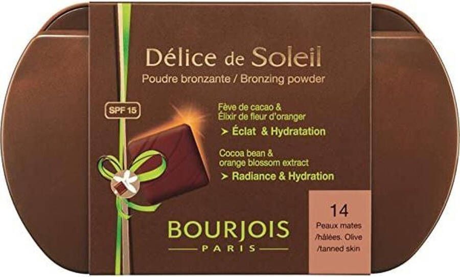 BOURJOIS Paris Bourjois Délice de Soleil Bronzing Powder SPF 15 14 Olive Tanned Skin 8 g bronzer