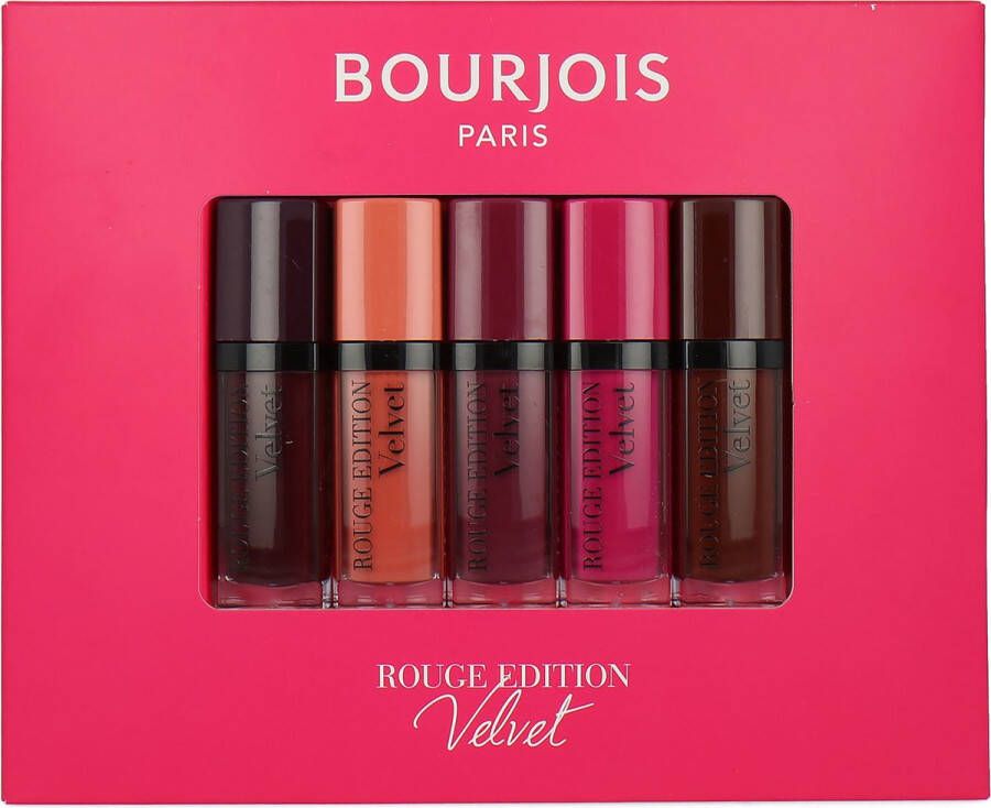 Bourjois Rouge Edition Velvet Matte Liquid Lipstick Cadeauset