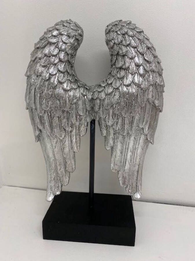 Boutique Uniek Sculptuur Beeld Decoratief Decoratie vleugels zilver woondecoratie