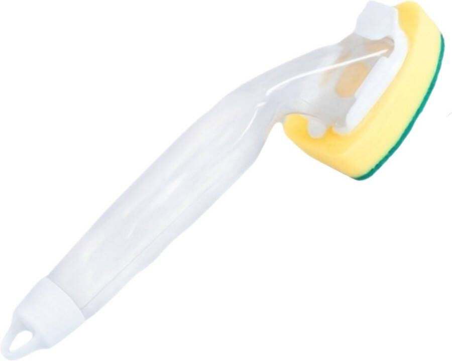 Bovista Afwasborstel Met Zeepdispenser Afwasborstel Met Zeepreservoir Dish Brush Spons