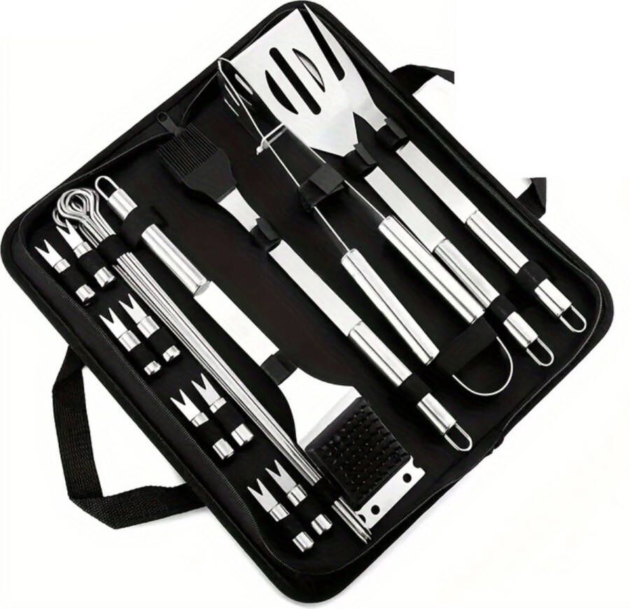 Bovista Barbeque Set Barbecueset Barbecue Barbecues BBQ Tangenset Vleeset Accessoires Zomer 21 stuks