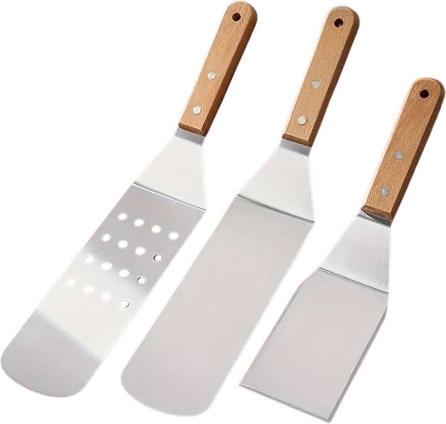 Bovista Barbeque Set Barbecueset Barbecue Barbecues BBQ Tangenset Vleeset Accessoires Zomer 3 stuks