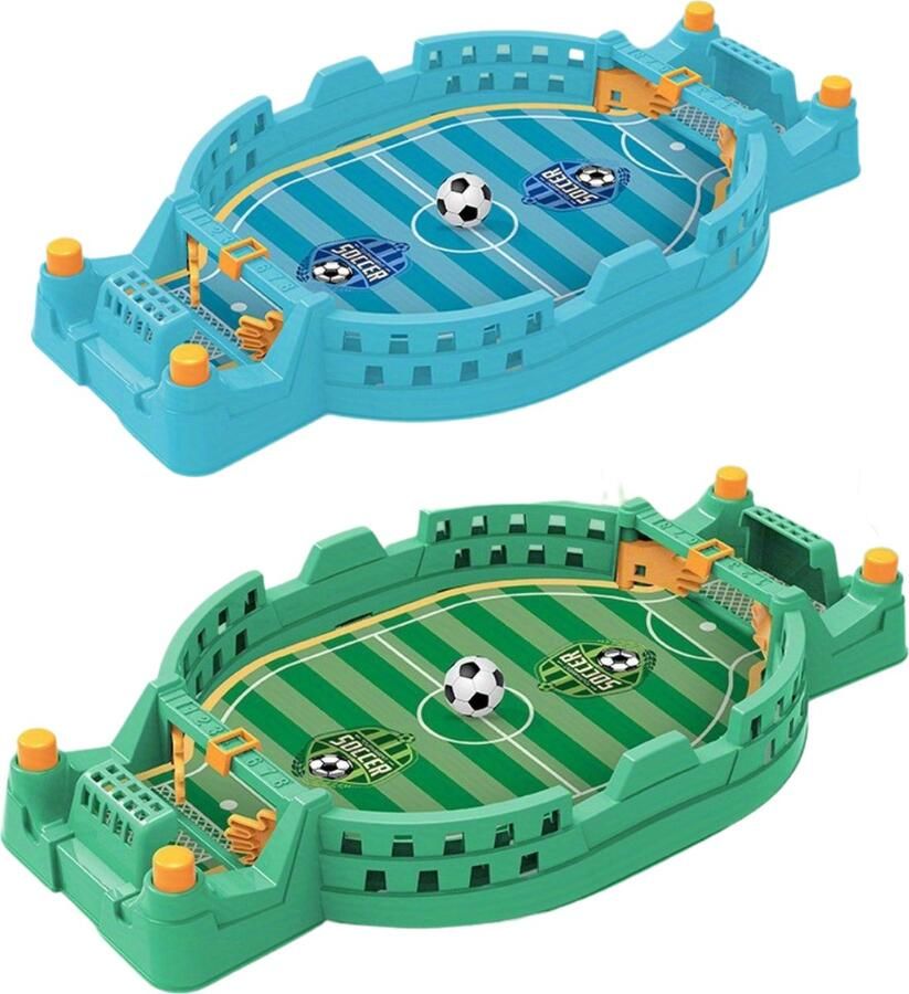 Bovista Mini Voetbaltafel Tafelvoetbal Tafelvoetbalspel Tafelvoetbaltafel Tafel Voetbal Groen + Blauw