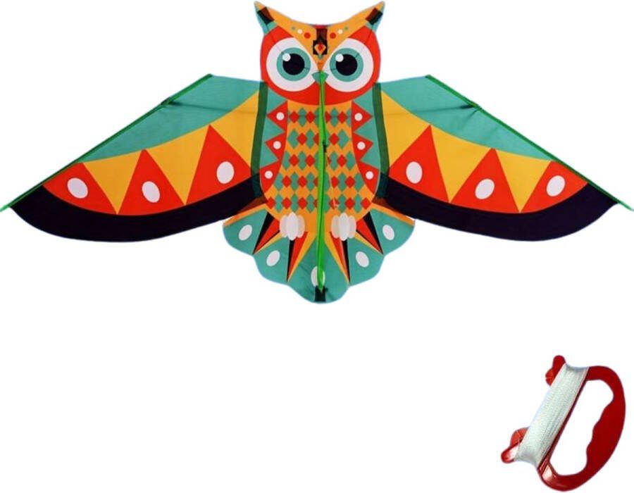 Bovista Vlieger Voor Strand Kite Vliegers Kindervlieger Uil Groen