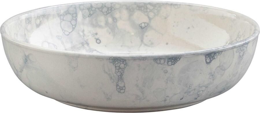 Bowls and Dishes Espuma Aardewerk Schaal Kom Bowl Fruitschaal Saladeschaal Woonaccessoire Ø 23 cm Grijs