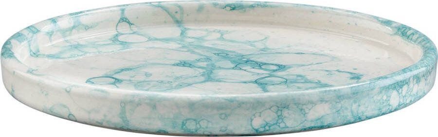 Bowls and Dishes Espuma Aardewerk Bord Eetbord Ontbijtbord Tapasbord Servies 18 cm Mint