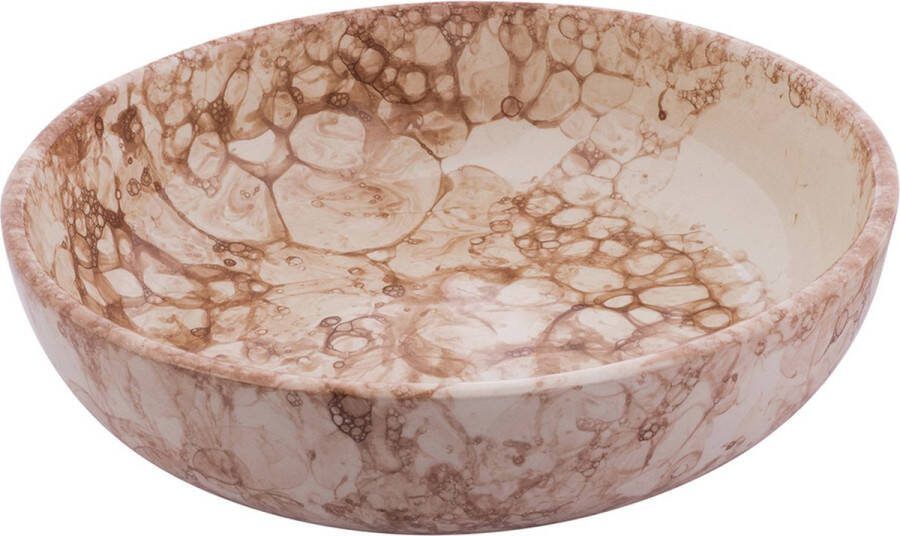 Bowls and Dishes Espuma Aardewerk Schaal Kom Bowl Fruitschaal Saladeschaal Woonaccessoire Ø 23 cm terra