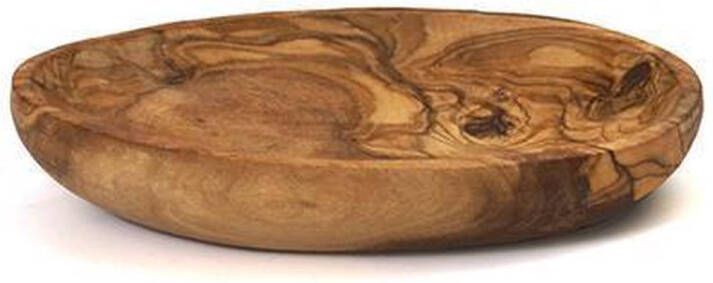 Bowls and Dishes Pure Olive Wood ovalen schaal Olijfhout 16cm