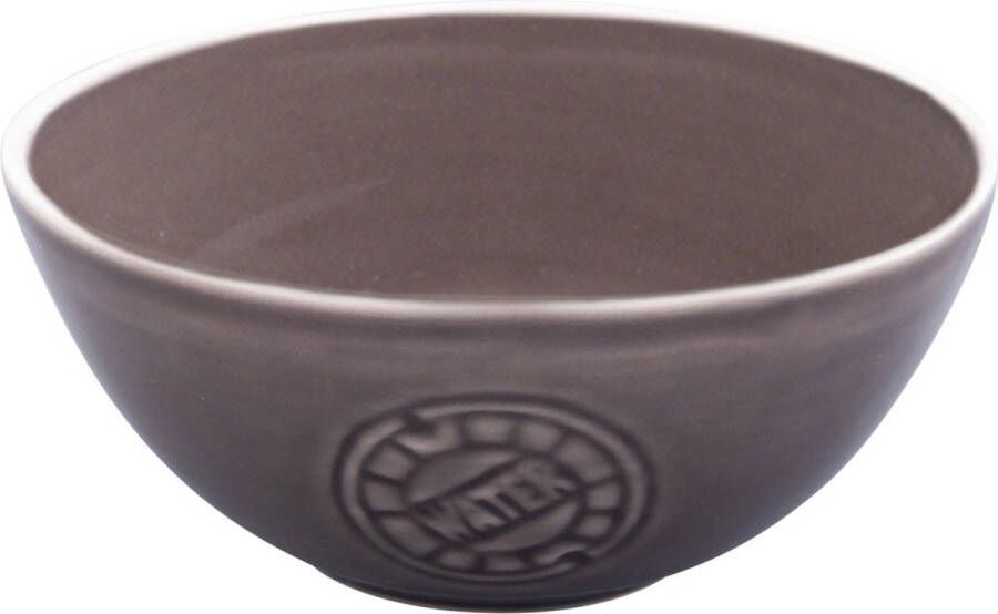 Bowls and Dishes WateR Aardewerk Schaaltje Kommetje Tapasschaaltje Klein Schaaltje Servies Schaaltje Woonaccessoire 2 Stuks 12 centimeter Ø Taupe