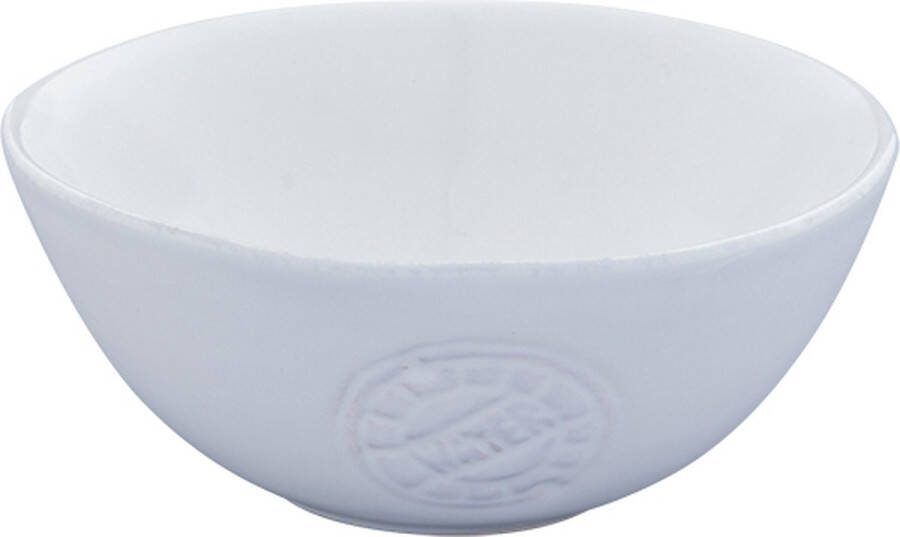 Bowls and Dishes WateR Aardewerk Schaaltje Kommetje Tapasschaaltje Klein Schaaltje Servies Schaaltje Woonaccessoire 2 Stuks 12 centimeter Ø Wit