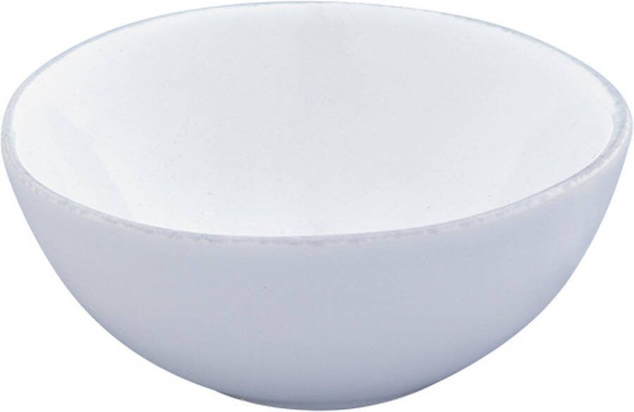 Bowls and Dishes WateR Aardewerk Schaaltje Kommetje Tapasschaaltje Klein Schaaltje Servies Schaaltje Woonaccessoire 2 Stuks 8 centimeter Ø Wit