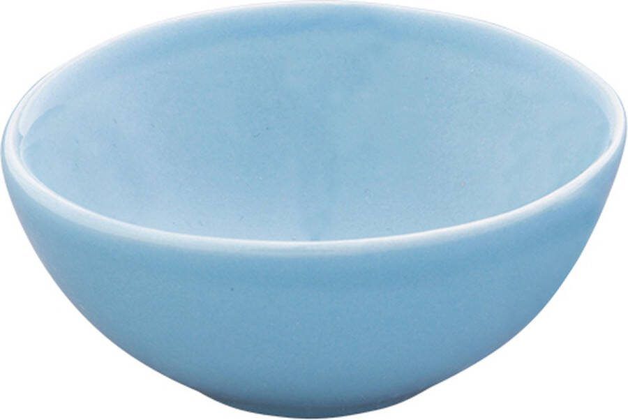 Bowls and Dishes WateR Aardewerk Schaal 2 Stuks tje | Kommetje | TapasSchaal 2 Stuks tje | Klein Schaal 2 Stuks tje | Servies Schaal 2 Stuks tje | Woonaccessiore 2 Stuks 8 centimeter Ø Ijsblauw
