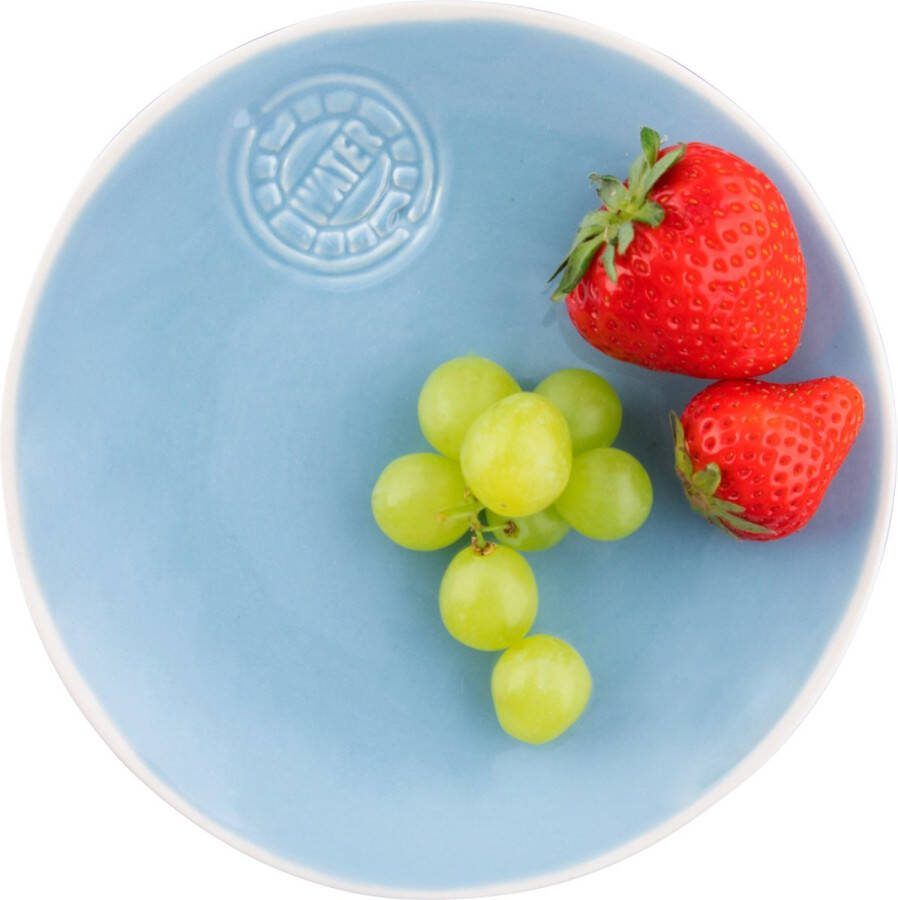 Bowls and Dishes WateR Gebaksbord 16 centimeter Ø IJsblauw