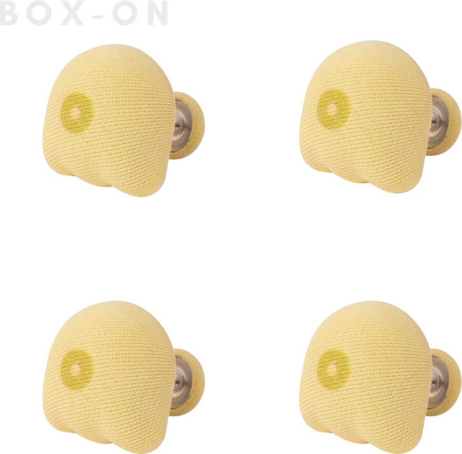 BOX-ON Dekbedclips Geel 4 stuks dekbedklemmen dekbedknijpers clips netjes knijpers dekbed