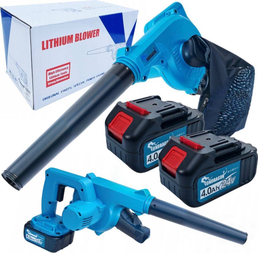 Boxer Tools Accu Bladblazer & Tuinzuiger 2-in-1 + 2x 24V accu – De Ultieme Oplossing voor Uw Tuin!