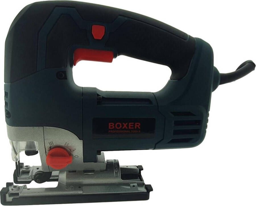 Boxer Tools Boxer S-Series Decoupeerzaag 2000 W 1100-3000 rpm Inclusief Parallelgeleider + 2 Zaagbladen