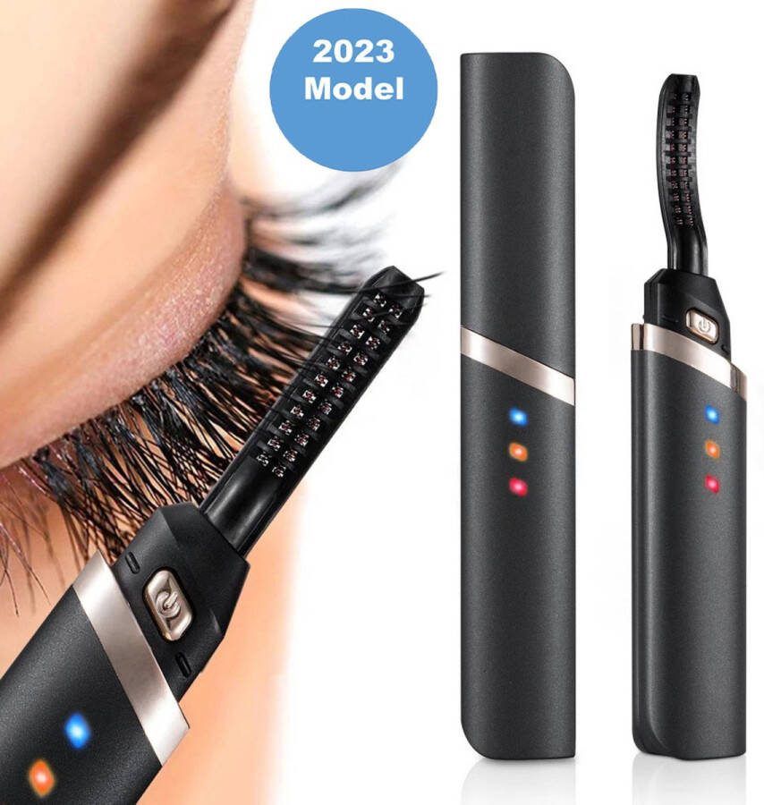 BP Elektrische Wimperkruller Verwarmde Wimperkruller Wimper Lift Lash Lift Eyelash Curler USB Oplaadbaar- 3 Temperatuurstanden Gekrulde en Volle Wimpers Kerstcadeau