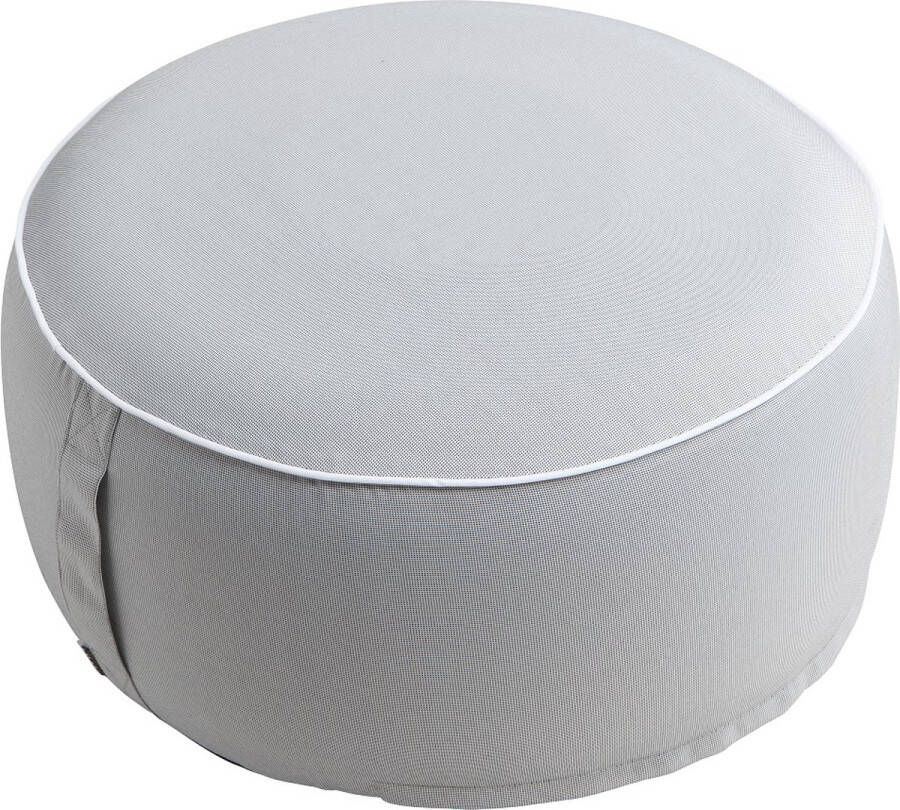 BP Living Opblaasbare outdoor pouf – Zitzak – Light Grey St. Maxime outdoor pouf – 55x25 cm – beschikbaar in verschillende kleuren