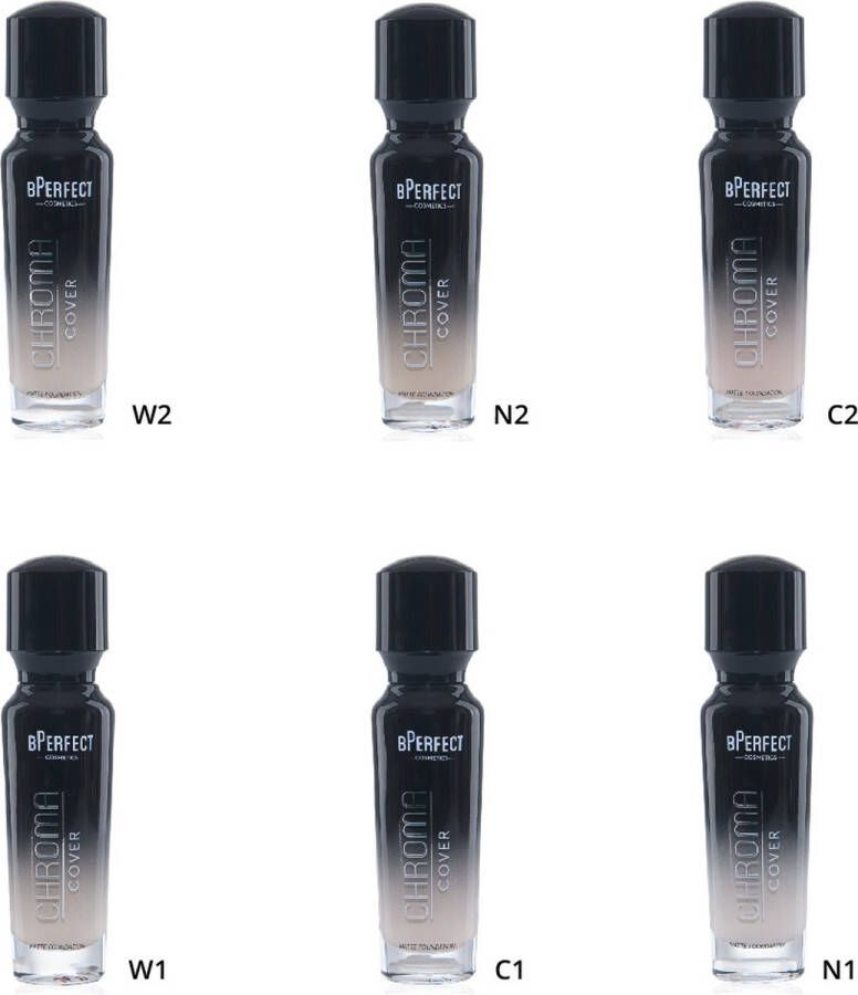 BPerfect Cosmetics Chroma Cover Matte Foundation N1