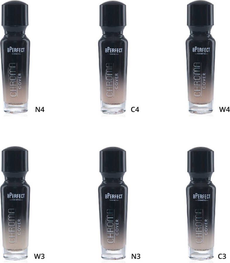 BPerfect Cosmetics Chroma Cover Matte Foundation N3