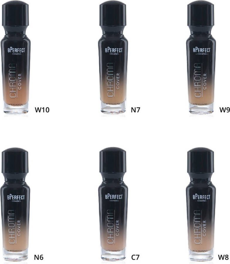 BPerfect Cosmetics Chroma Cover Matte Foundation N6