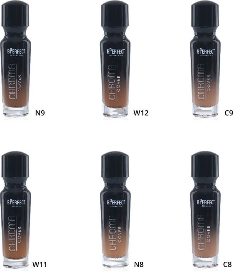 BPerfect Cosmetics Chroma Cover Matte Foundation N8