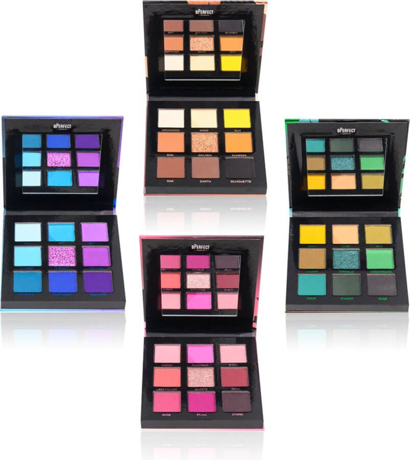 BPerfect Cosmetics Compass of Creativity Quad Shadow Collection
