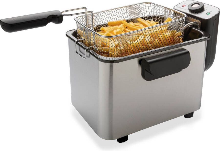 Brabantia BBEK1130 Frituurpan Friteuse 4 Liter 2200 Watt RVS