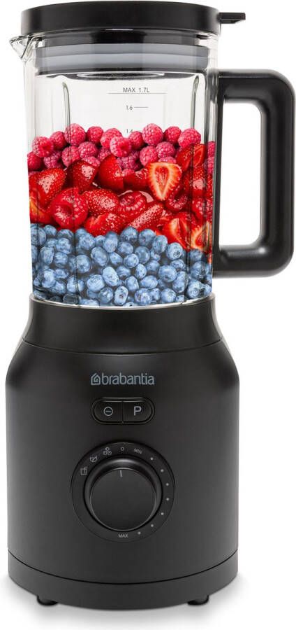 Brabantia Blender 3 Automatische Programma's 1200 Watt Aanpasbare snelheidsregelingen Duurzame RVS messen BBEK1057