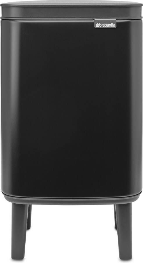 Brabantia Bo hi afvalemmer 4 liter met kunststof binnenemmer matt black