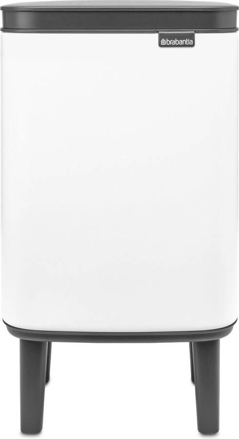 Brabantia Bo hi afvalemmer 4 liter met kunststof binnenemmer white