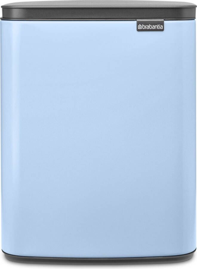 Brabantia Afvalemmer 12l Bo Staal Dreamy Blue