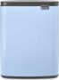 Brabantia Afvalemmer 12l Bo Staal Dreamy Blue - Thumbnail 1