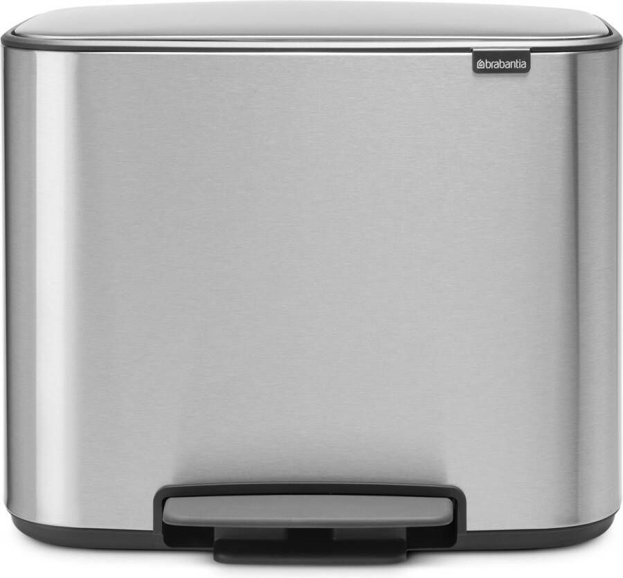 Brabantia Bo Prullenbak 36 liter Matt Steel Fingerprint Proof