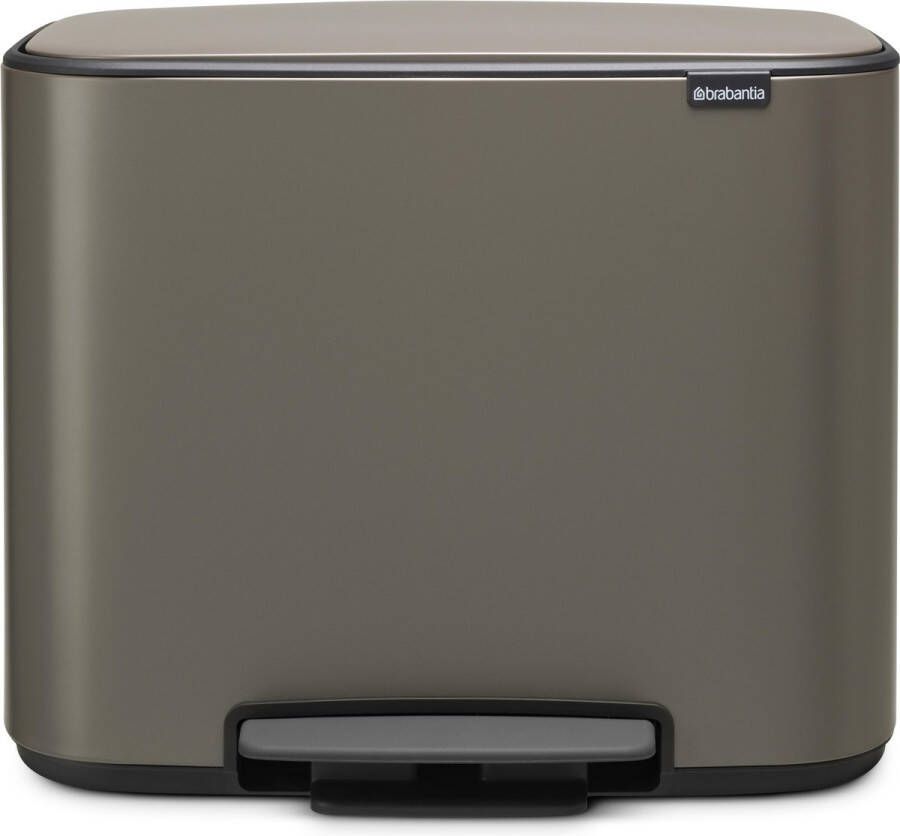 Brabantia Bo Prullenbak 36 liter Platinum