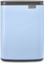 Brabantia Afvalemmer 7l Bo Staal Dreamy Blue - Thumbnail 1