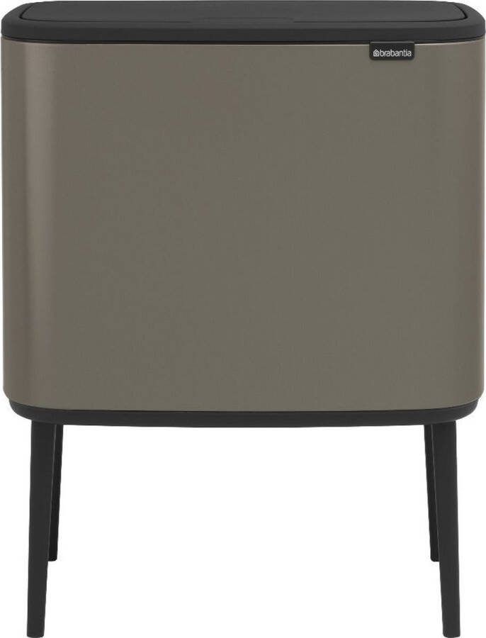Brabantia Bo Touch Bin afvalemmer 11 + 23 liter met 2 kunststof binnenemmers